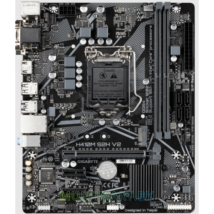 Материнская плата Gigabyte H410M S2H V2 (rev. 1.0)